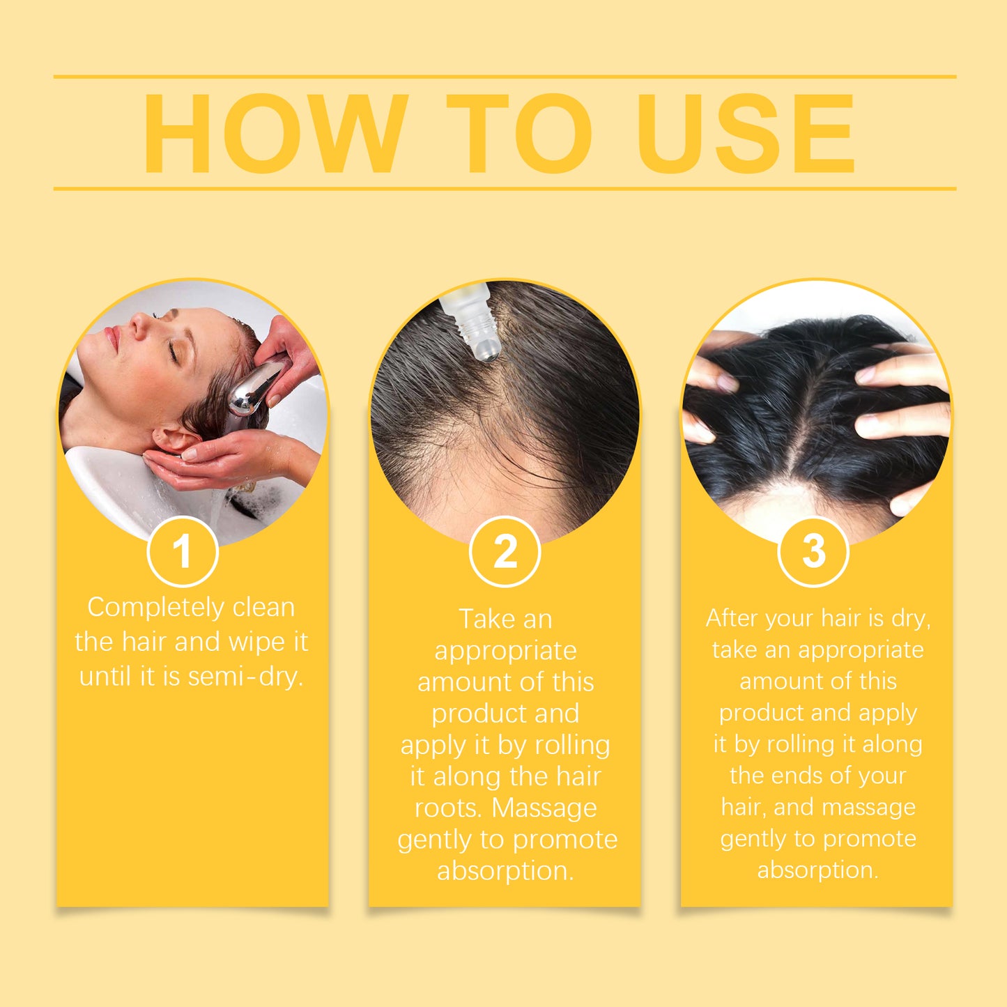West&Month Honey Hair Care Essential Oil, Honey Rosemary Repair Dry Hair End Moisture Nourishing Oil