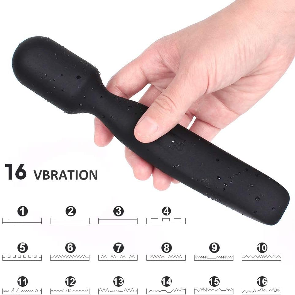 Mini Sabrosura (Mini Varita Vibradora Clitorial – Masajeador Erótico Inalámbrico con 16 Modos de Vibración)