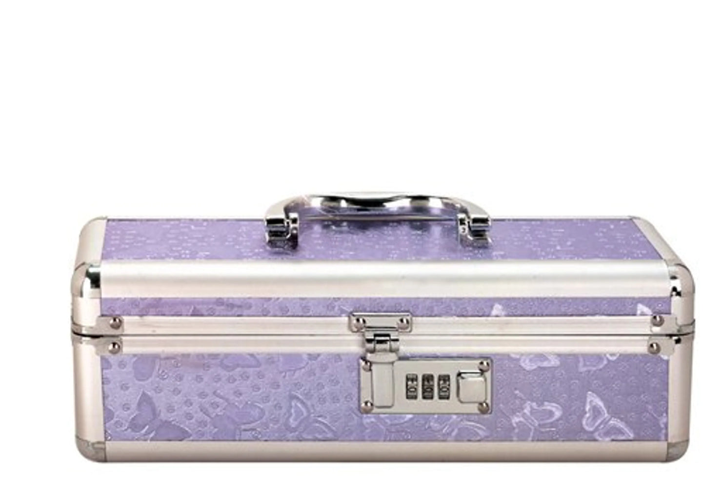Cofrecito del Pecado (Estuche para Vibrador con Cerradura, Pequeño, Morado)