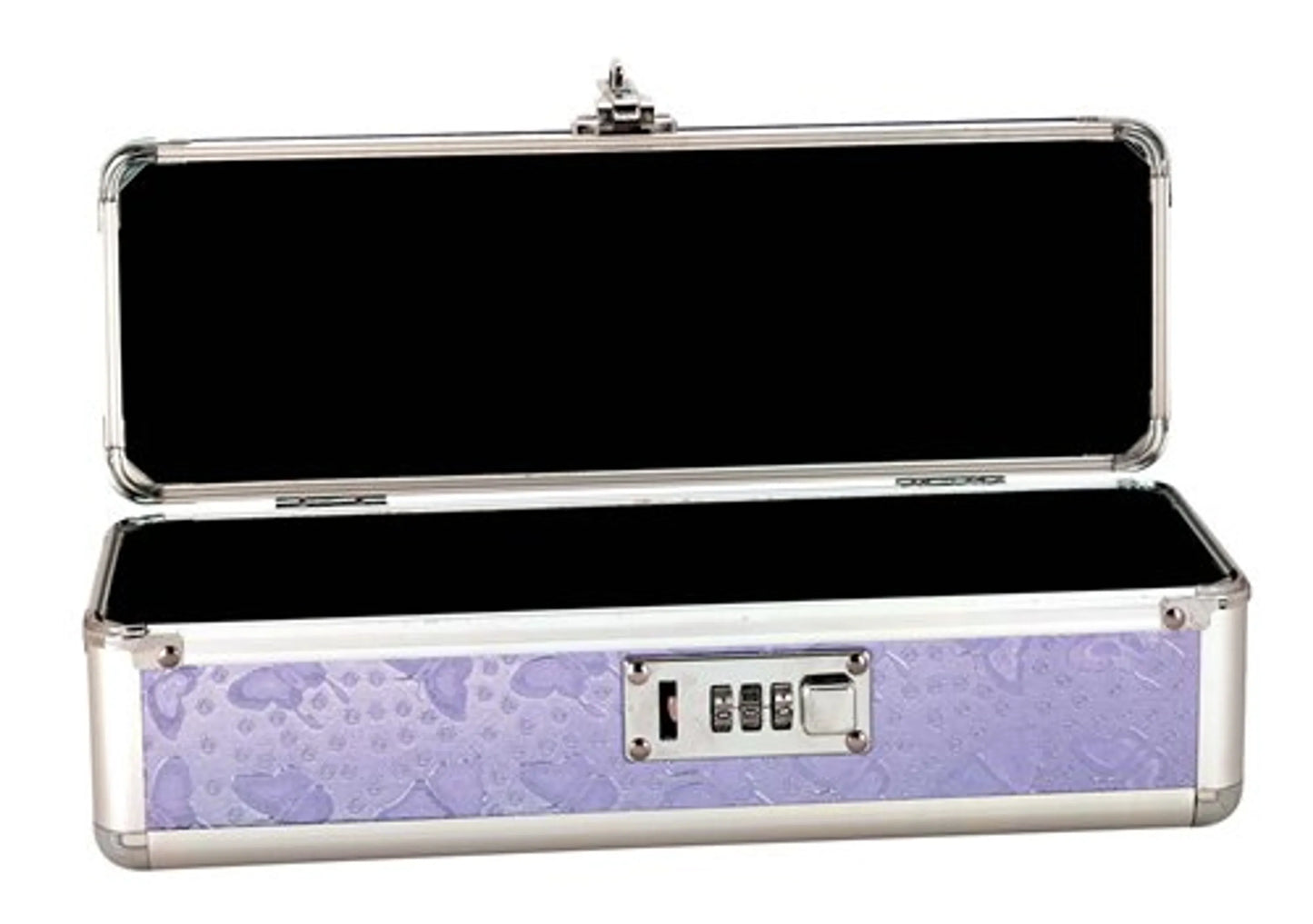 Cofrecito del Pecado (Estuche para Vibrador con Cerradura, Pequeño, Morado)