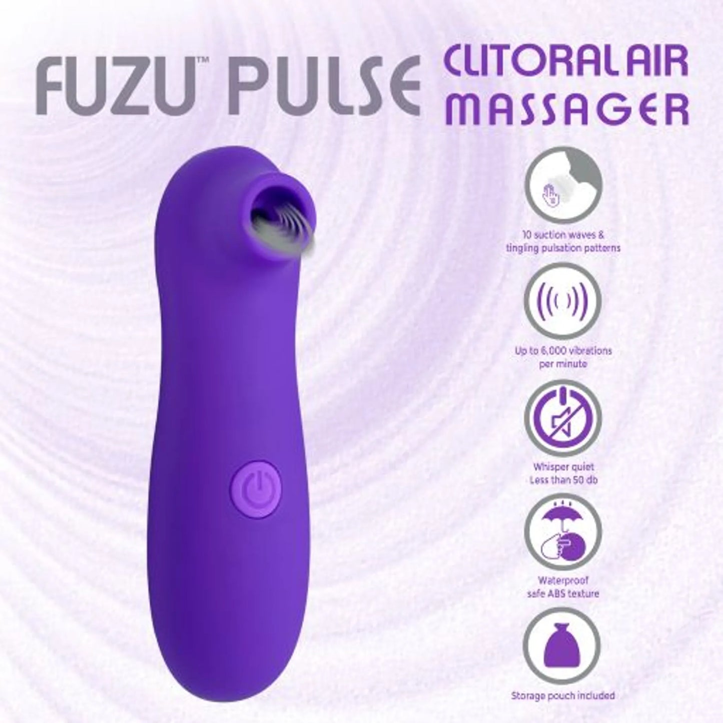 CLITORAL AIR MASSAGER PURPLE