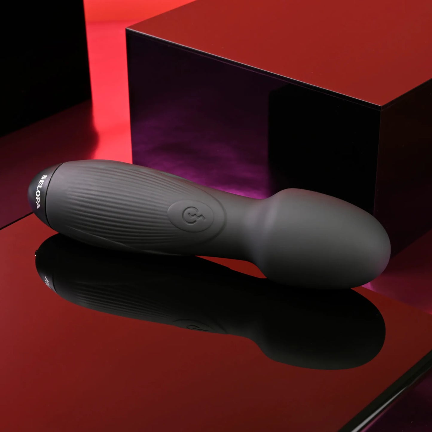 SELOPA POWER TRIP Vibrador estilo wand de silicona recargable (Tentacion adictiva)