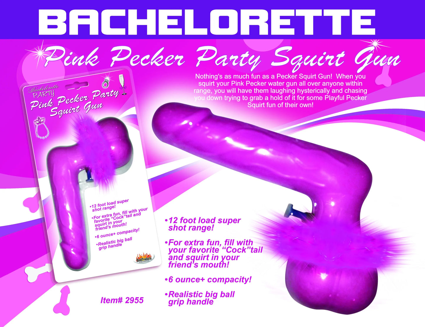 Chorro Picante (Pistola de Agua en Forma de Pene Rosa)