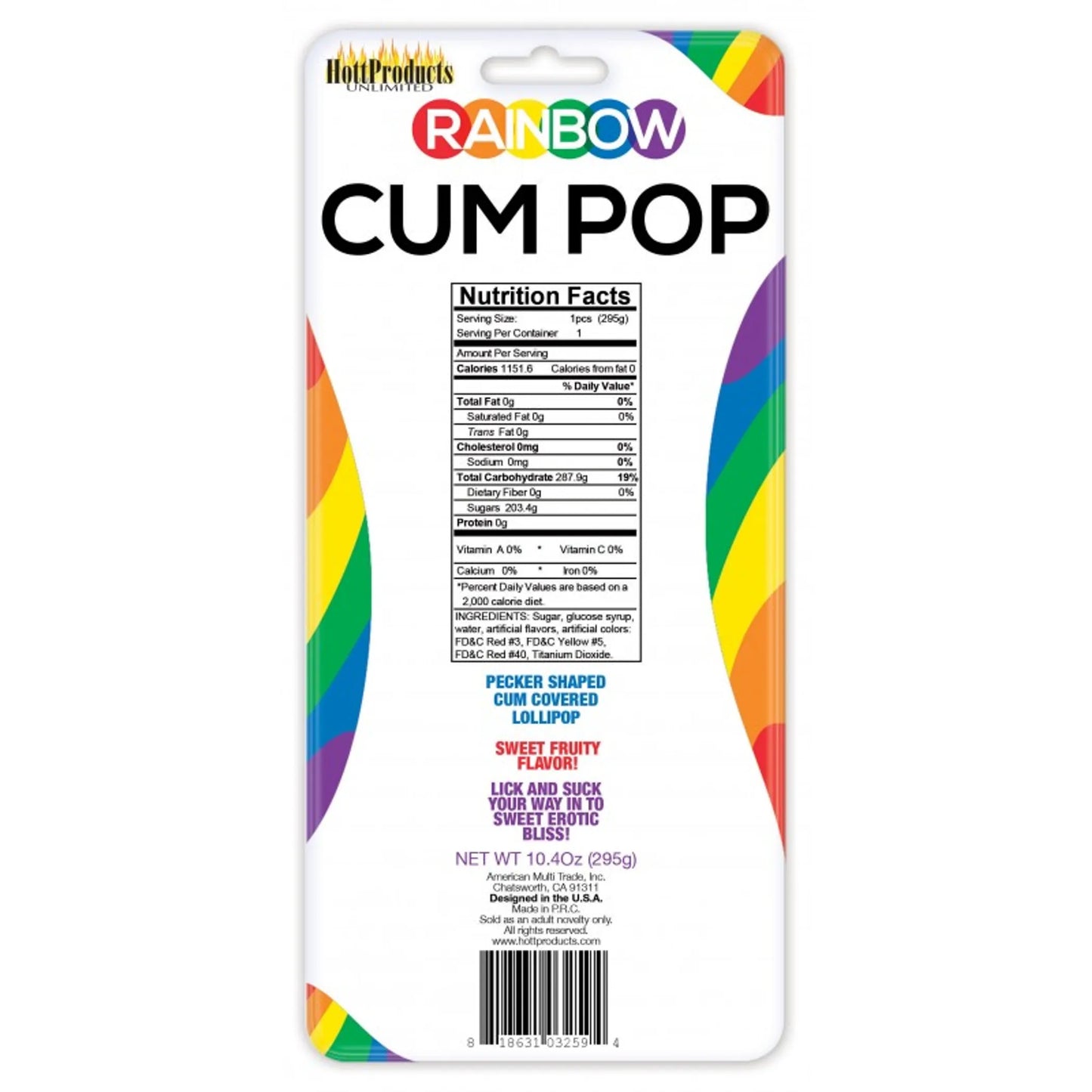 Dale Lengua, Mami (Piruletas Arcoíris en Forma de Pene)