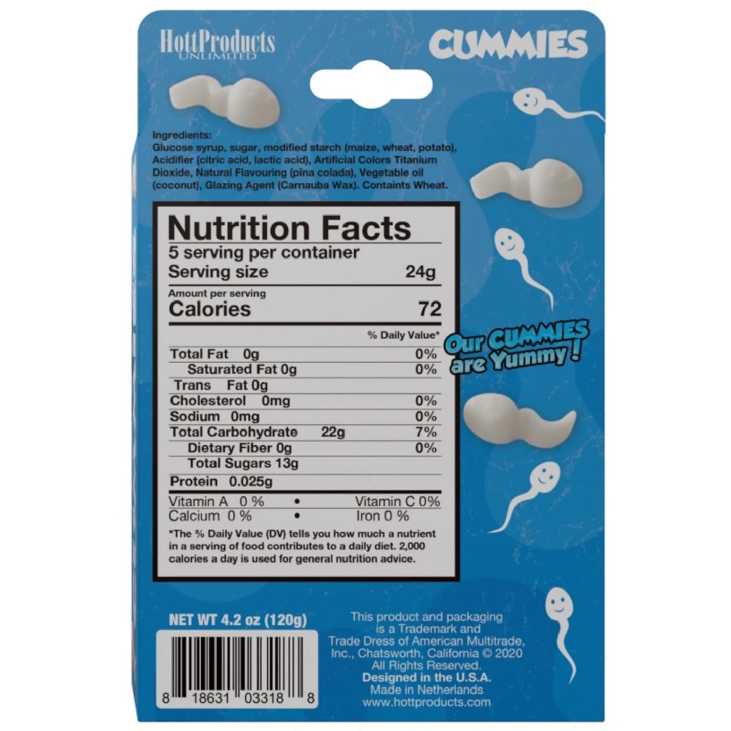Semen de Caramelo (Cummies – Gomitas en Forma de Esperma)
