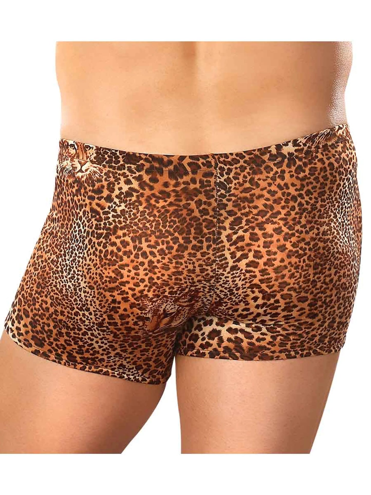 Gato salvage (Shorts de Bolsa Animal Mediano Leopardo)