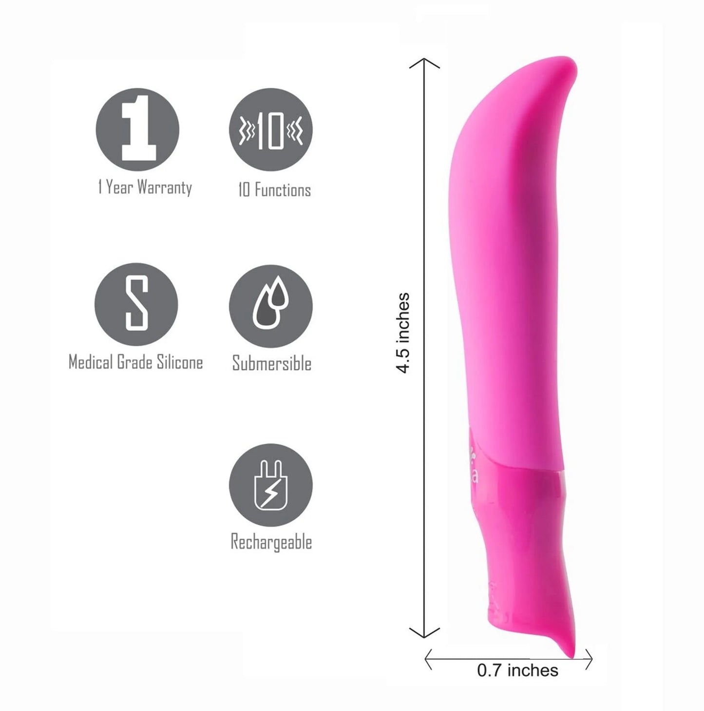 MADDIE RECHARGEABLE SILICONE BULLET