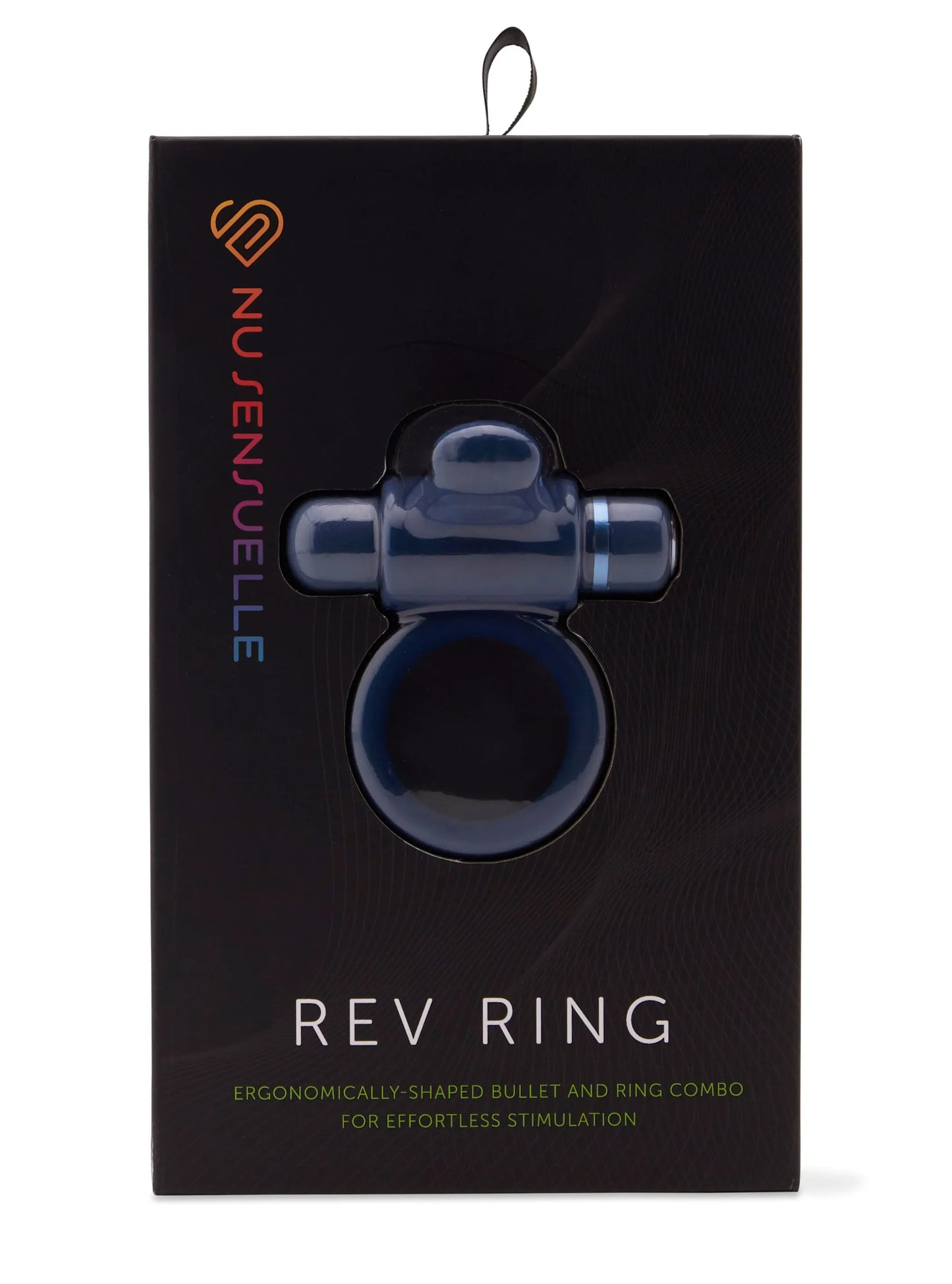 Temblequera Portatil (Sensuelle Anillo Bala de Silicona Azul Marino)