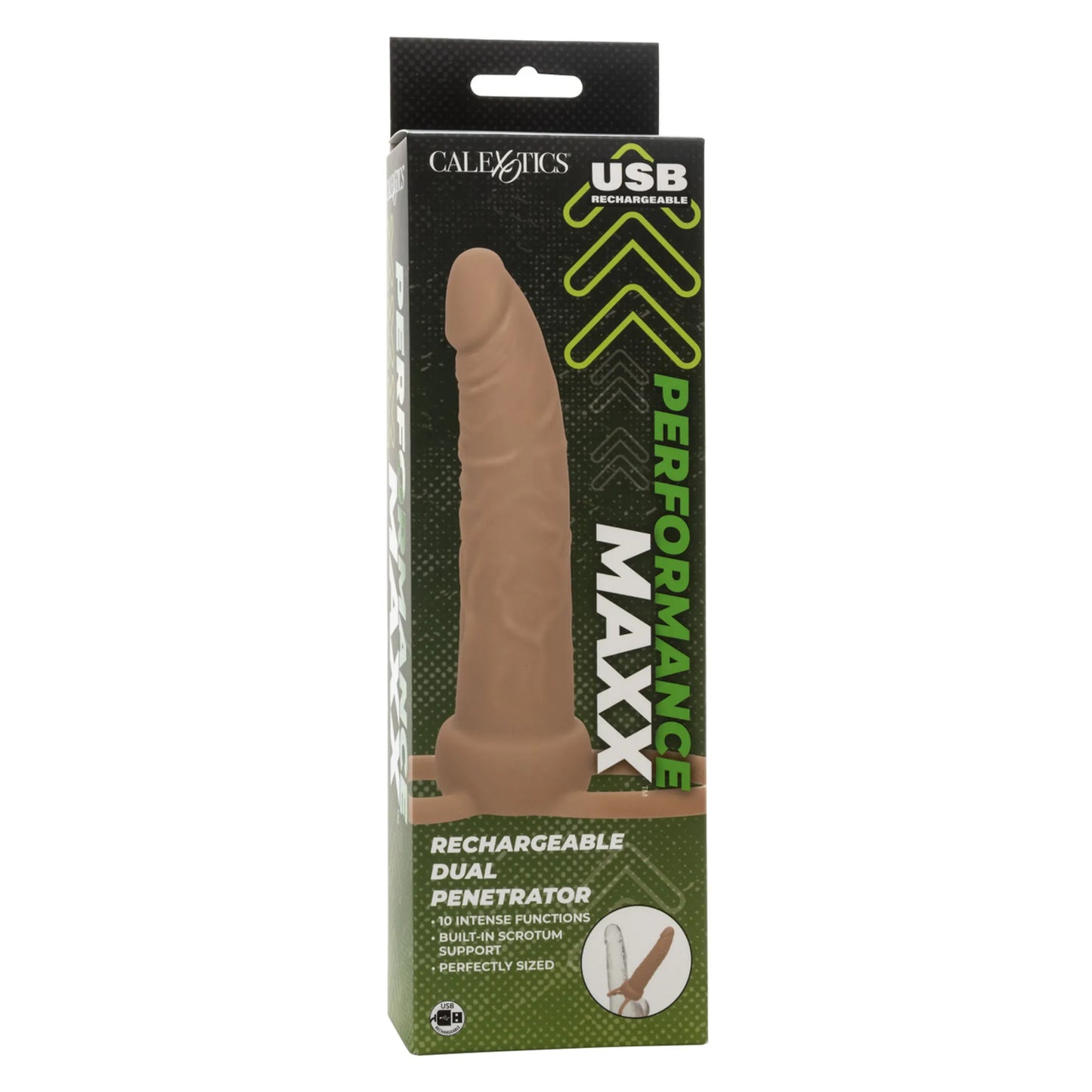 PERFORMANCE MAXX RECHARGEABLE DUAL PENETRATOR IVORY