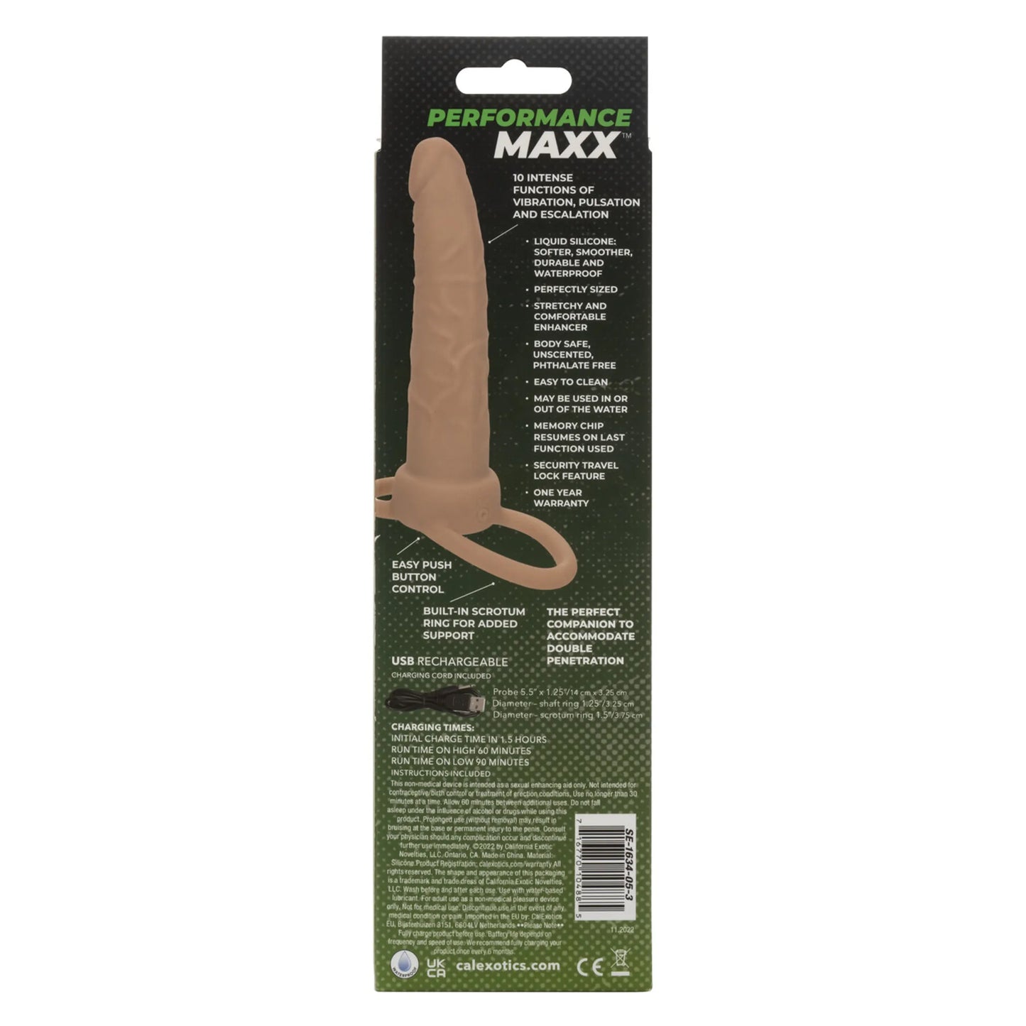 PERFORMANCE MAXX RECHARGEABLE DUAL PENETRATOR IVORY