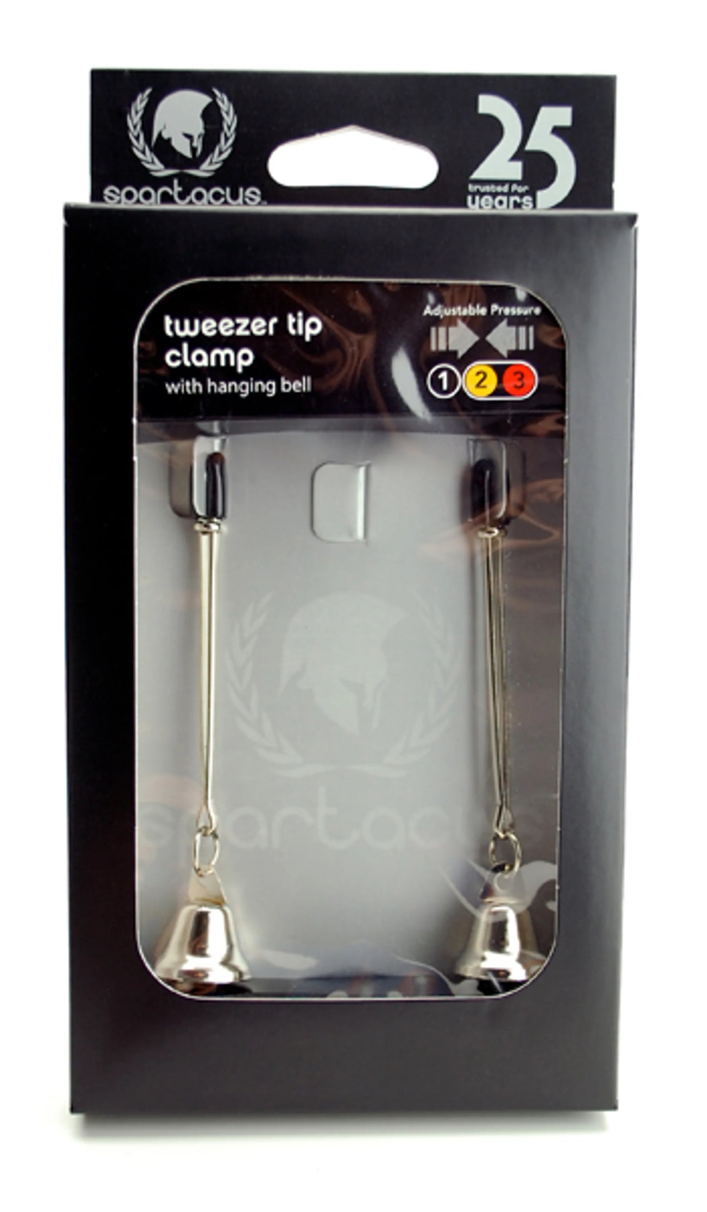 Din Don del Pecado (Pinza ajustable de pezon tipo tweezer con campanilla de níquel.)