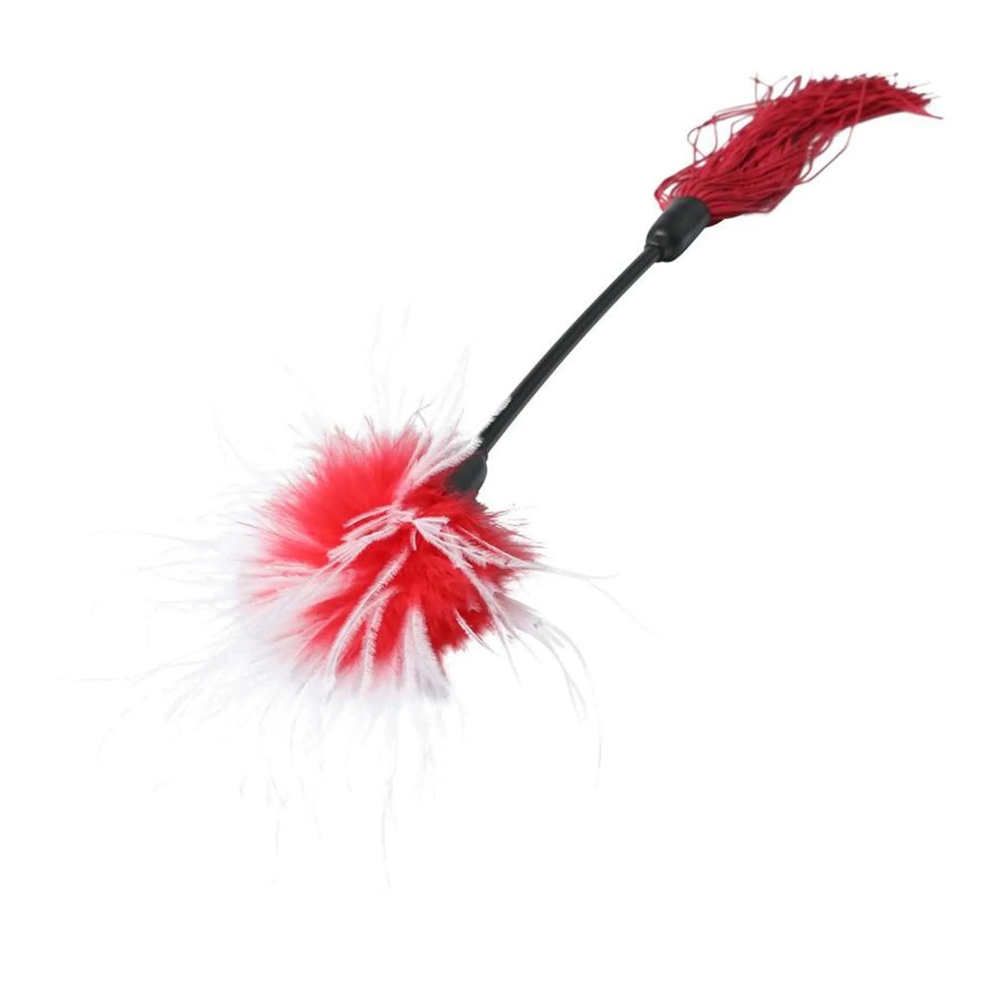 Azote Tentador (Látigo Pluma Sex & Mischief Rojo y Blanco)