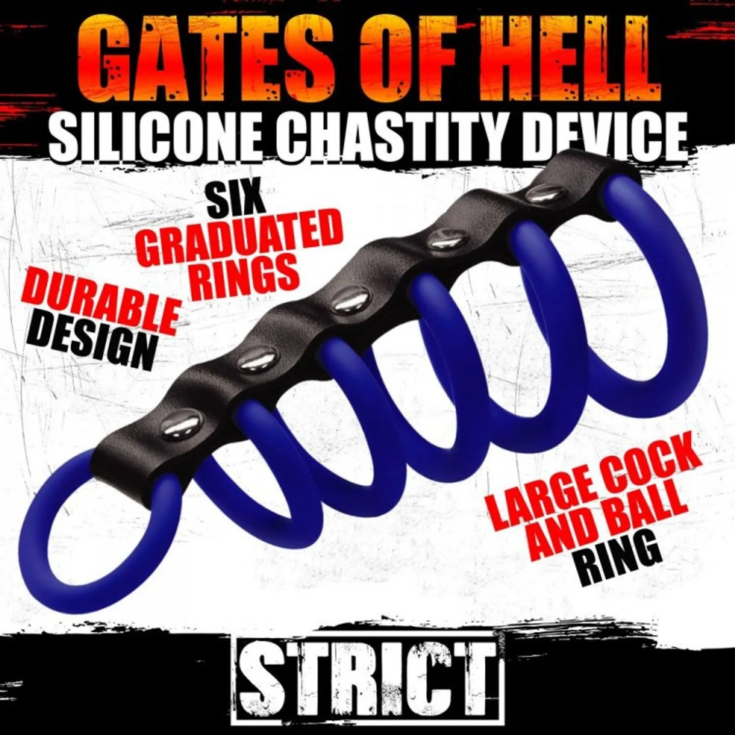 Pecado encadenado (Dispositivo de Castidad de Silicona Gates of Hell – Strict)