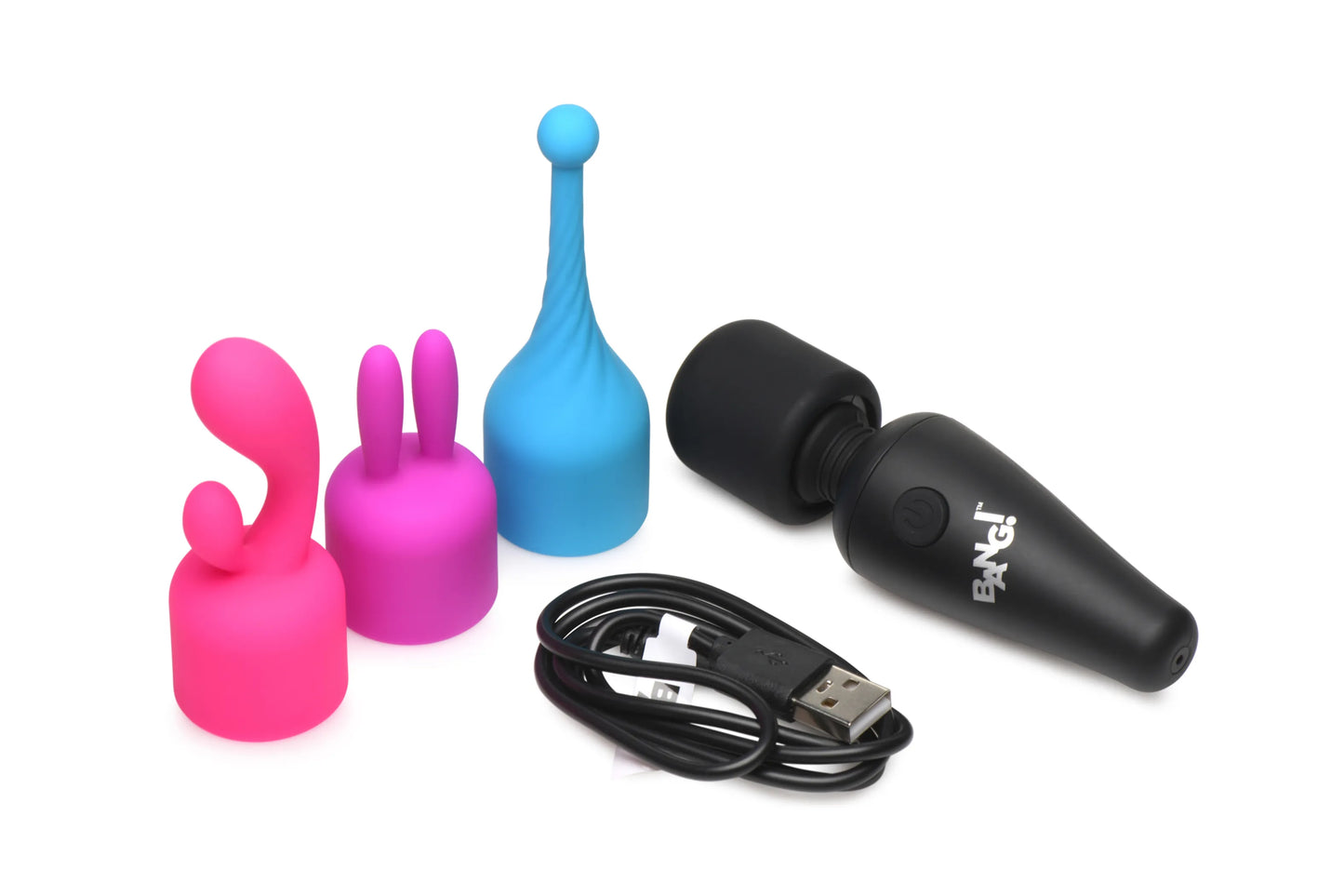 Mini Tormenta de Placer (BANG! Mini Varita 10X con 3 Accesorios)