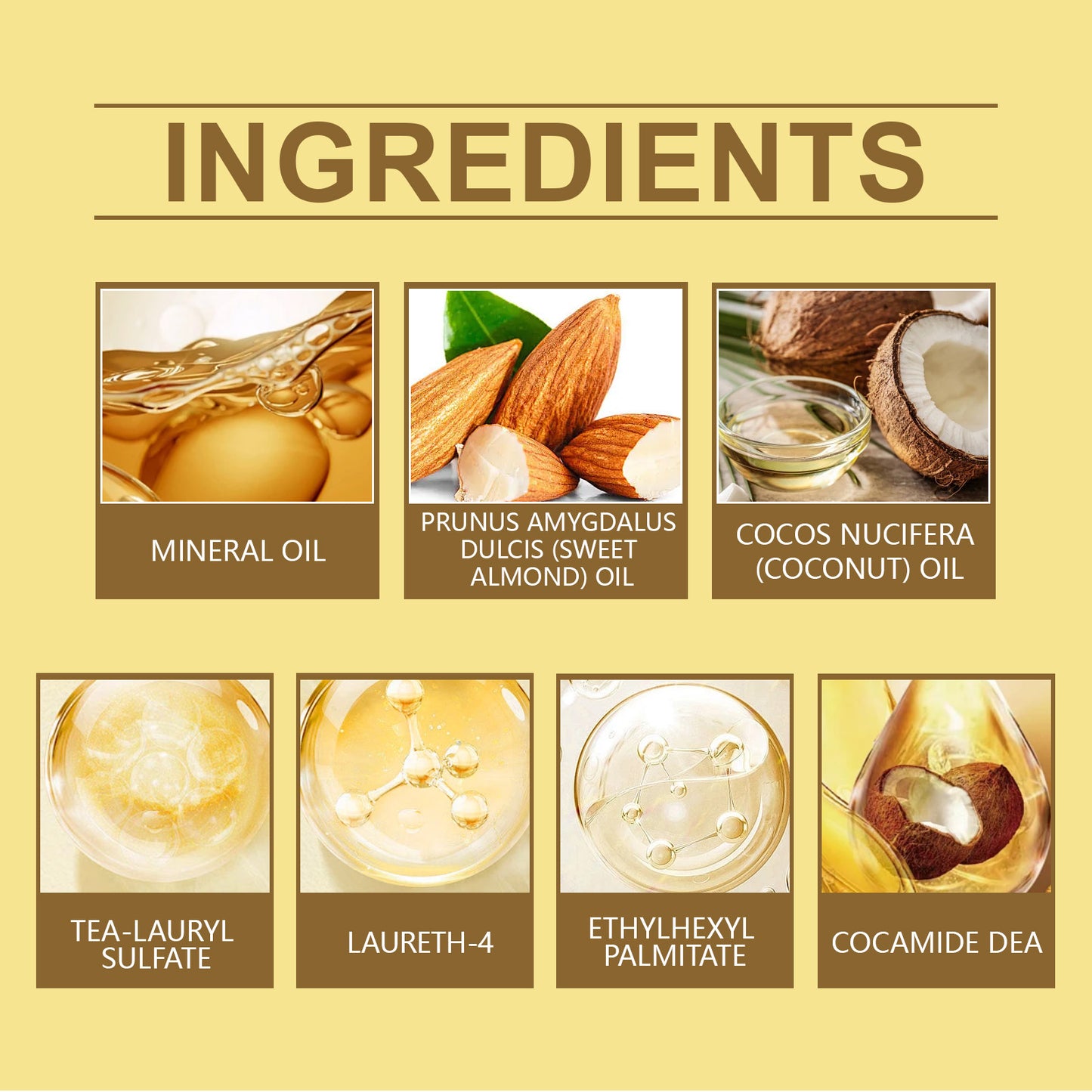 Aceite de Baño con Aceite de Coco OceAura: Limpieza suave de la piel del cuerpo, hidratante, suave y nutritivo.(Sensualidad Líquida)