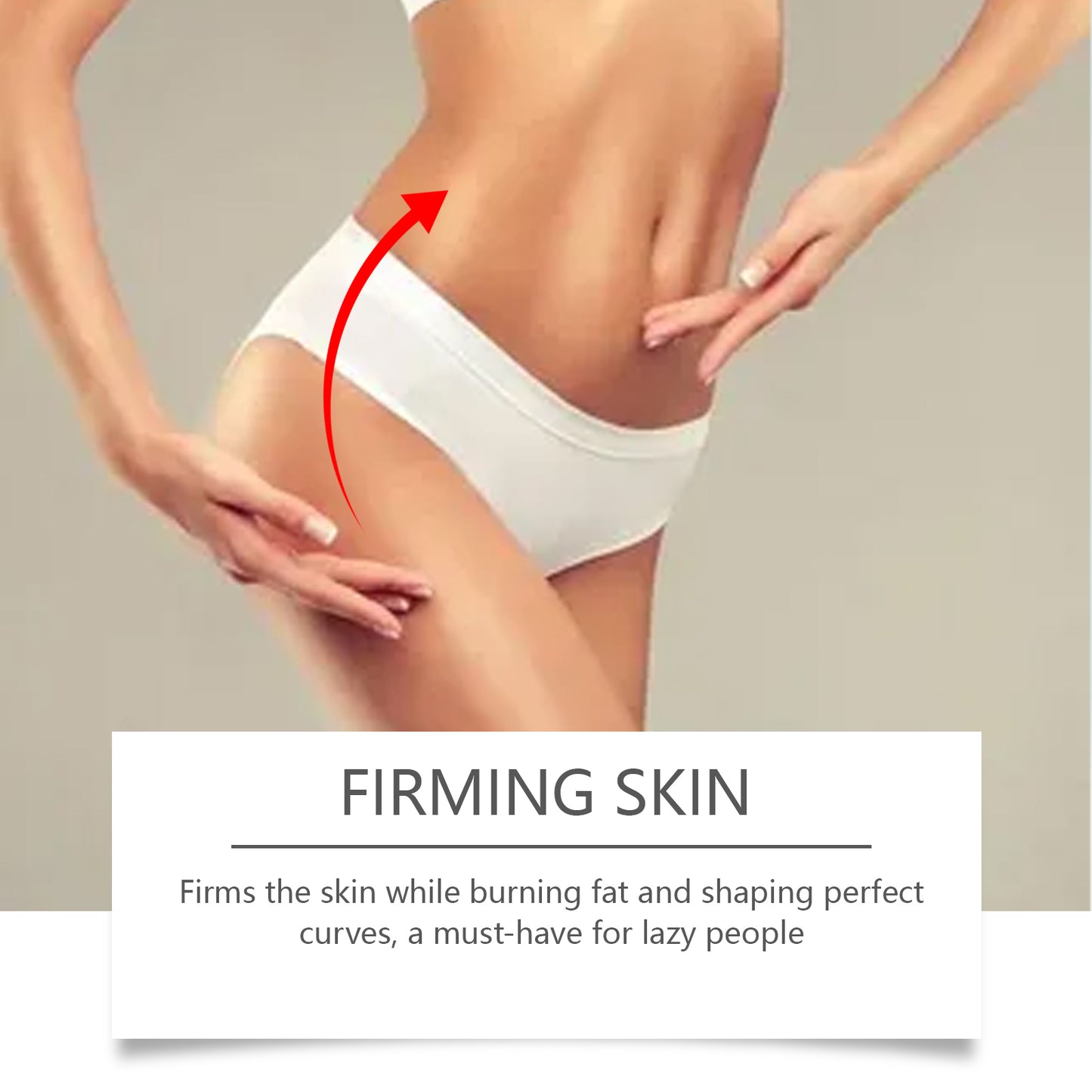 West&Month Body Firming Lactic Acid, Firming Light Skin Shape Body Sculpting Daily Lazy Body Care Cream