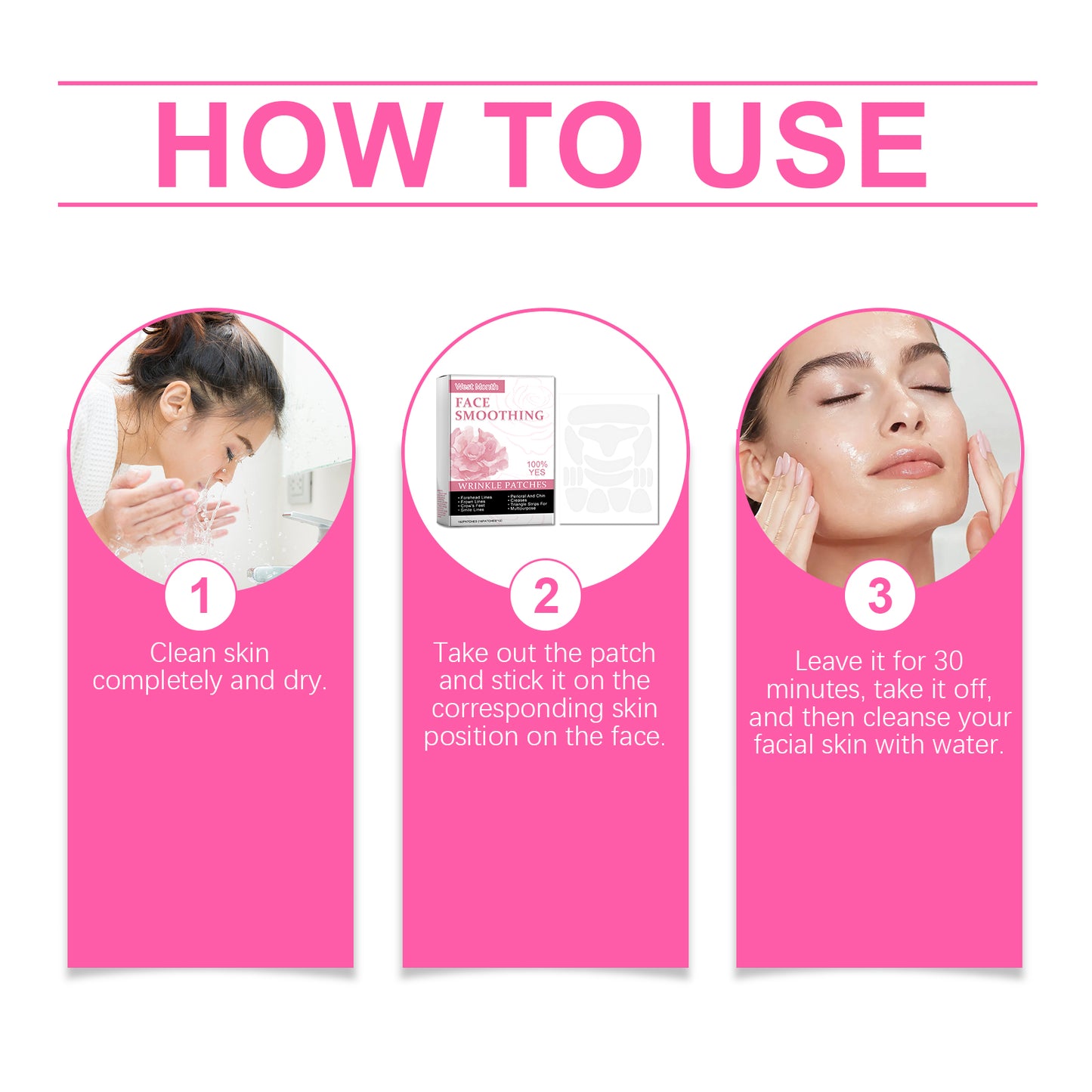 West&Month Facial Care Patch, Firming And Lifting Facial Skin Deep Nourishing Care Face Lift Patch