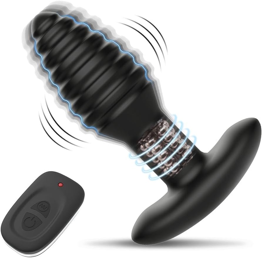 El Sacude-Nalgas (Juguete sexual para adultos, masajeador de próstata, vibrador con control remoto, plug anal, juguete para adultos, plug vibrador para glúteos.)