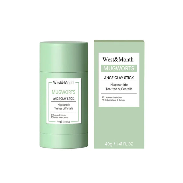 West & Month Mascarilla Facial de Barro Sólido para Eliminar Puntos Negros: Refresca, Limpia, Hidrata, Controla la Grasa y Reduce Poros (Poros Prohibidos)