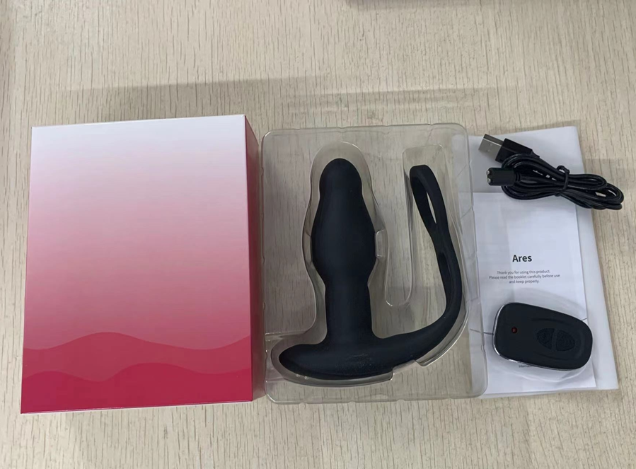 El Mulatico Travieso (LEVETT Juguetes sexuales para adultos Vibrador anal, masajeador de próstata con control remoto, doble anillo peneano, plug anal portátil, vibrador butt plug.)