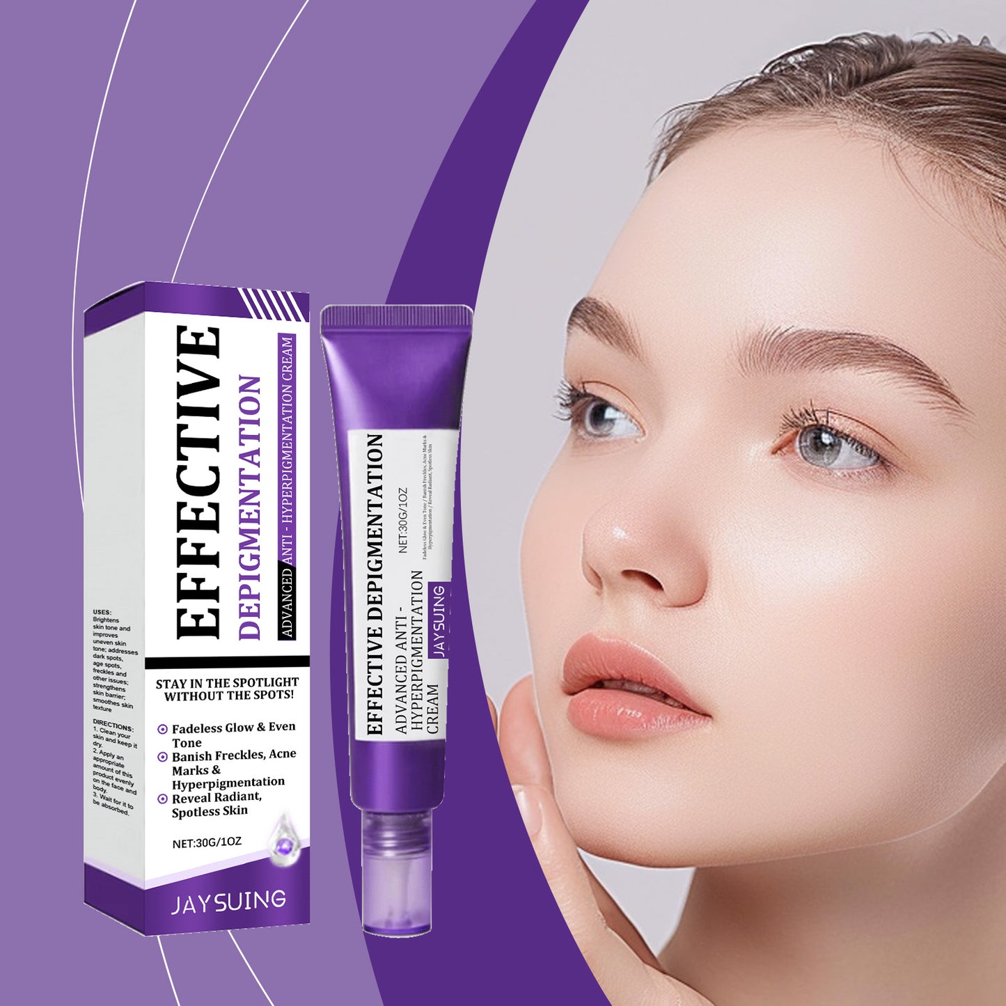 Jaysuing Retinol Moisturizing Cream, Facial Skin moisturizing, nourishing and brightening daily skin care cream