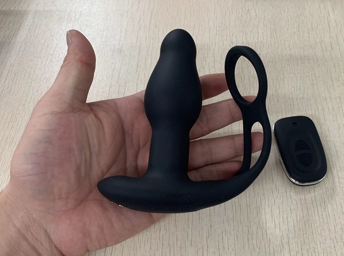 El Mulatico Travieso (LEVETT Juguetes sexuales para adultos Vibrador anal, masajeador de próstata con control remoto, doble anillo peneano, plug anal portátil, vibrador butt plug.)