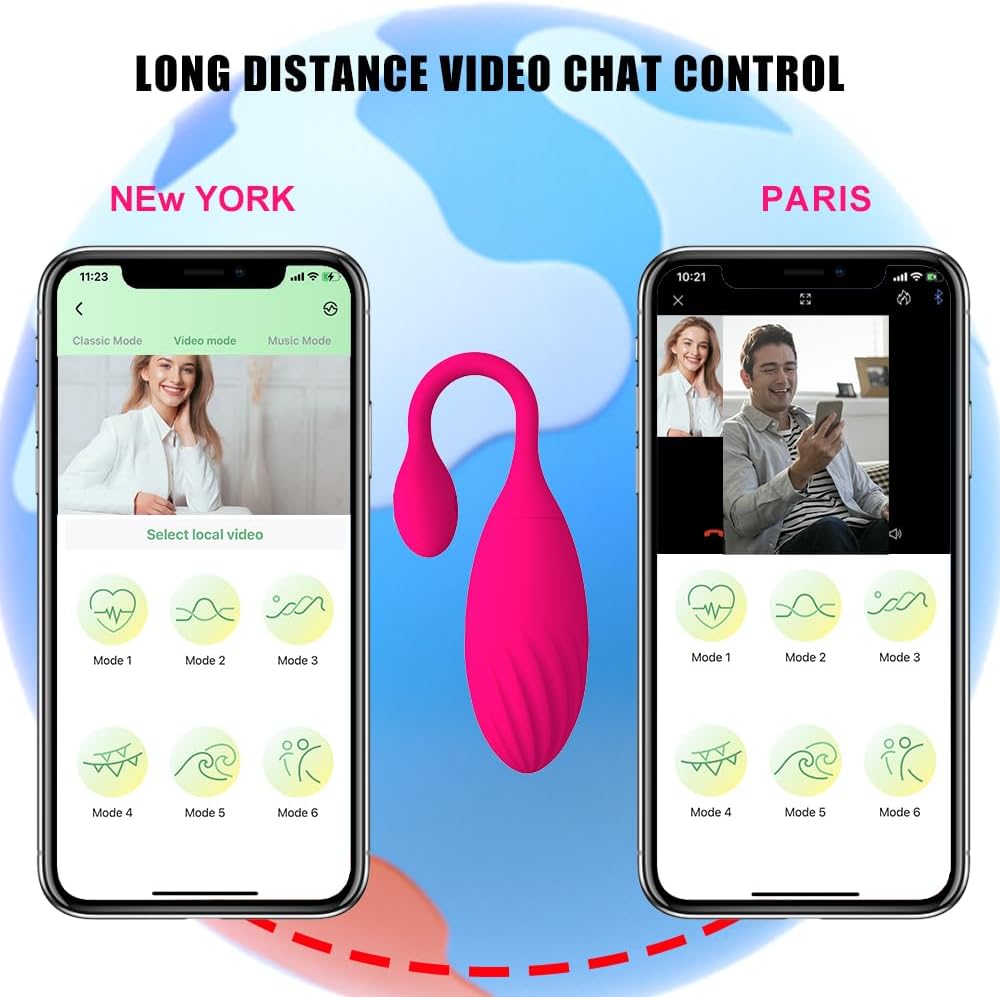 La temblequera (Vibrador con control remoto por APP, estimulador de clítoris, juguetes sexuales para mujeres, vibrador de punto G, vibradores con Bluetooth de larga distancia.)