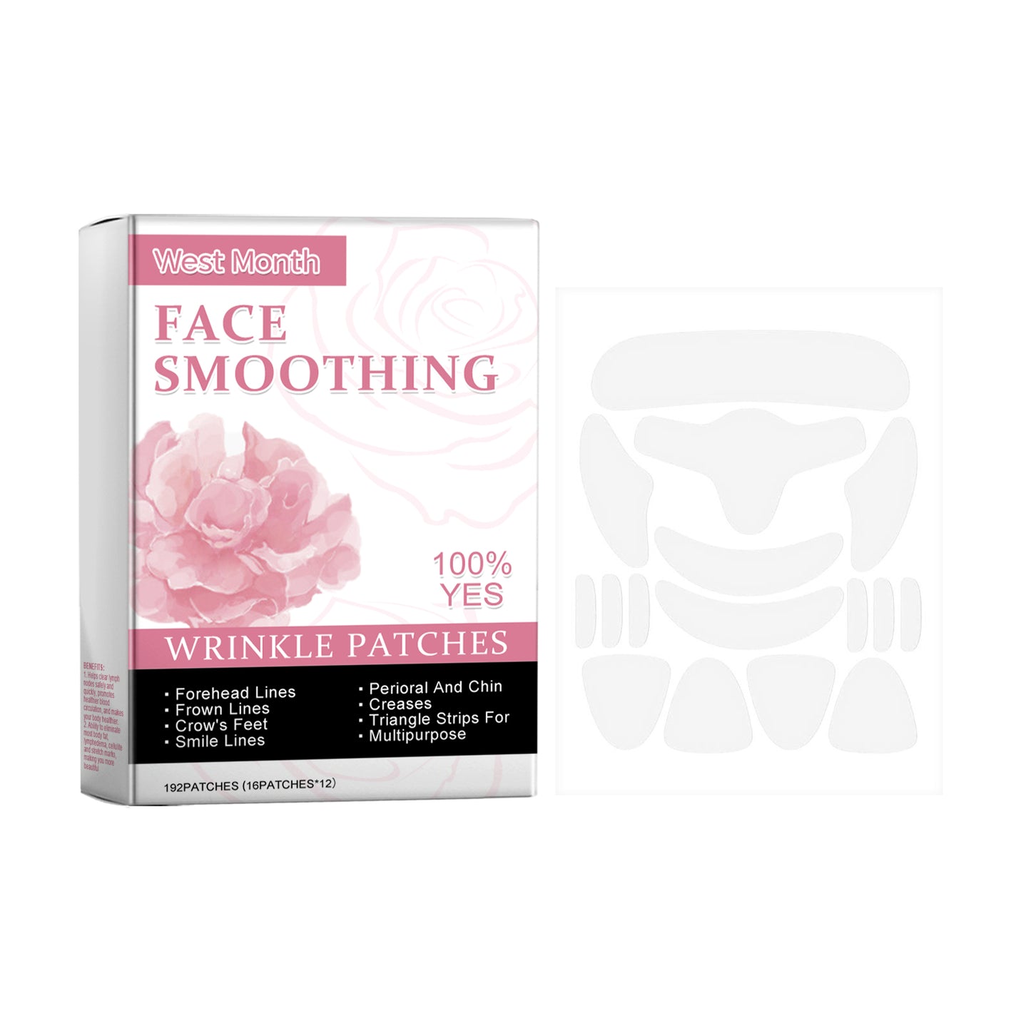 West&Month Facial Care Patch, Firming And Lifting Facial Skin Deep Nourishing Care Face Lift Patch