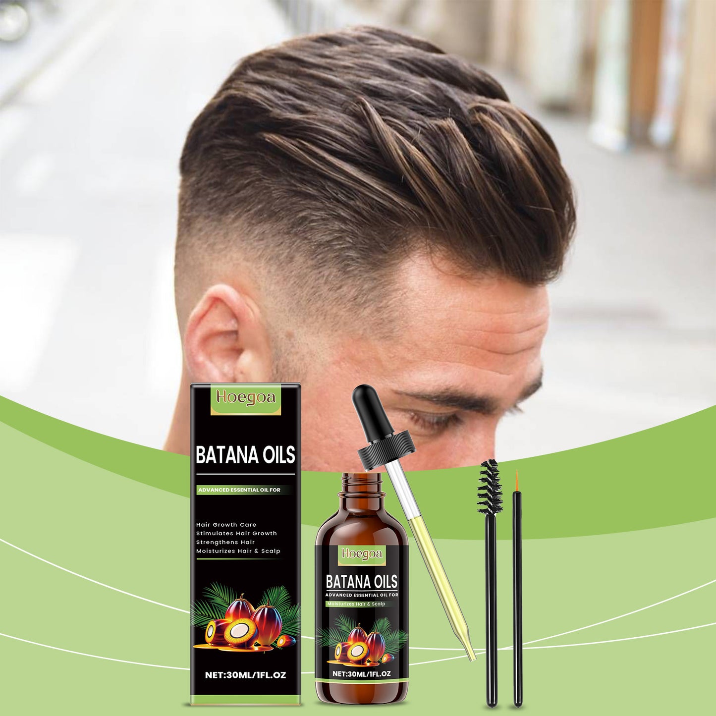 Hoegoa Batana Hair Care Essential Oil, Hair Care Essential Oil Nourishing And Nourishing Hair Root Essential Oil