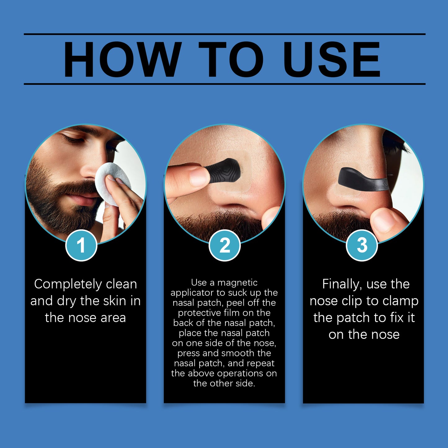 South Moon Anti-Snoring Patch Set Care For Nasal Discomfort Snoring Open Mouth Sleep Care Patch