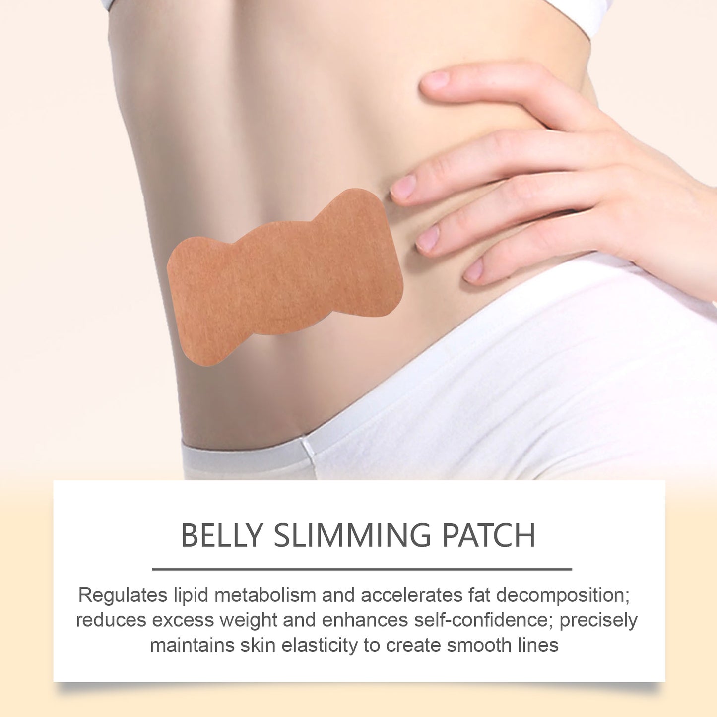 Houkea Belly Firming Patch Mild Formula Light Body Skin Firming Body Care Belly Patch
