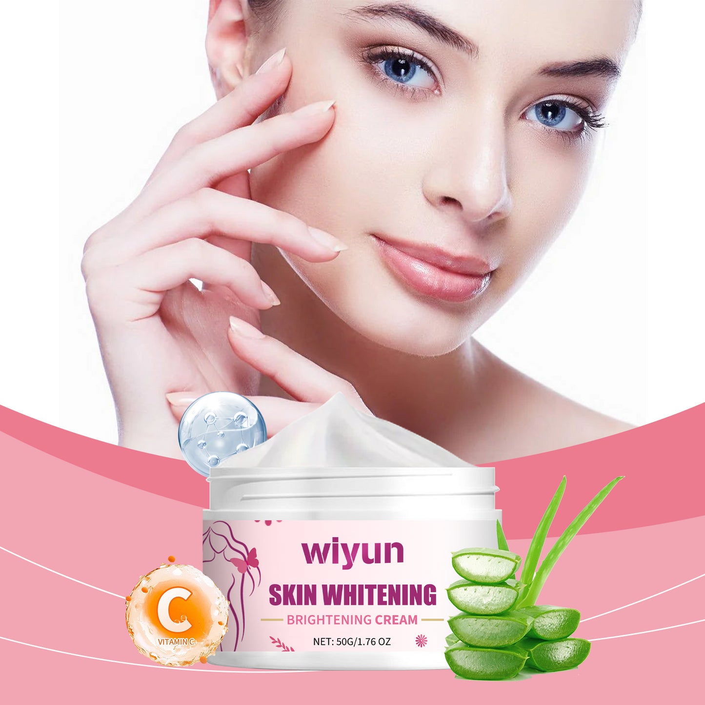 Wiyun Brightening Cream Delicate Skin Care Repair Dull, Tender And Moisturizing Skin Facial Moisturizer
