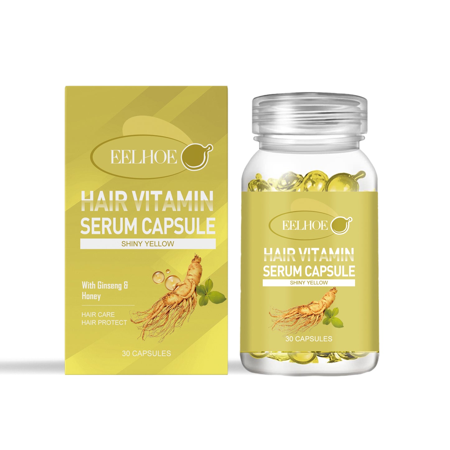 EELHOE Hair Essential Oil Capsule Scalp Care To Improve Dry Hair And Smooth Hair Care Essential Oil Gentle Moisturizing