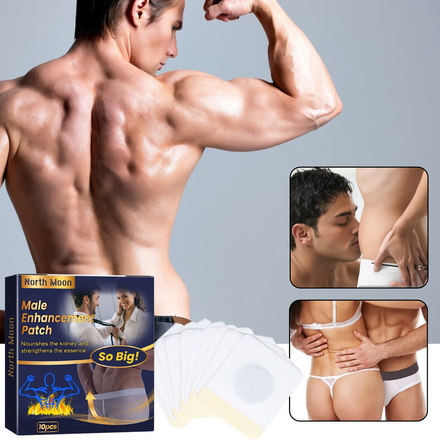 North moon Male Enhancement Patch, Male Nourishing Kidney Private Part Care Sexual Function Enhancement Patch