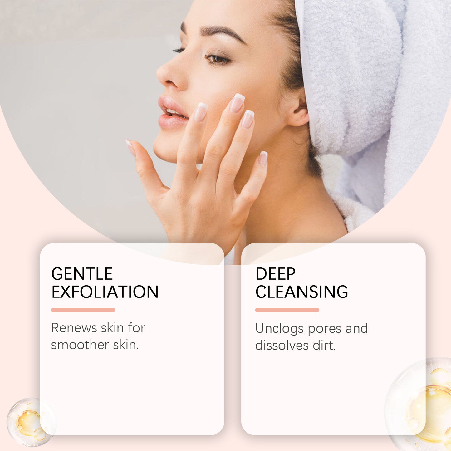 Hoygi The Facial Exfoliating Gel, Refreshing And Gentle Cleansing Facial Skin Delicate Moisturizing Oil Control Skin Care