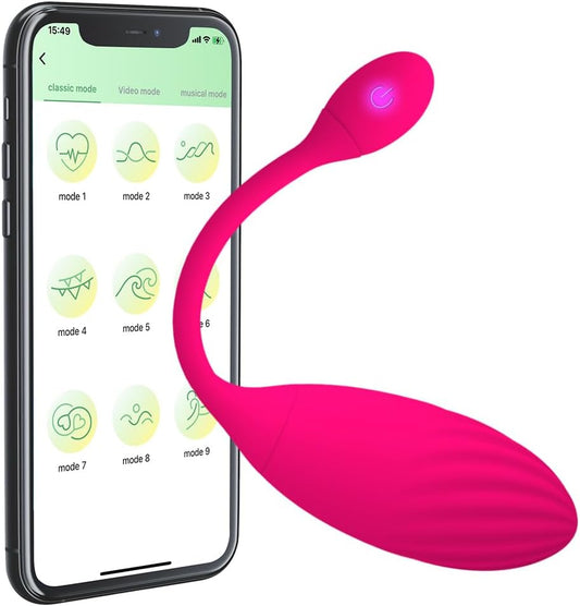 La temblequera (Vibrador con control remoto por APP, estimulador de clítoris, juguetes sexuales para mujeres, vibrador de punto G, vibradores con Bluetooth de larga distancia.)