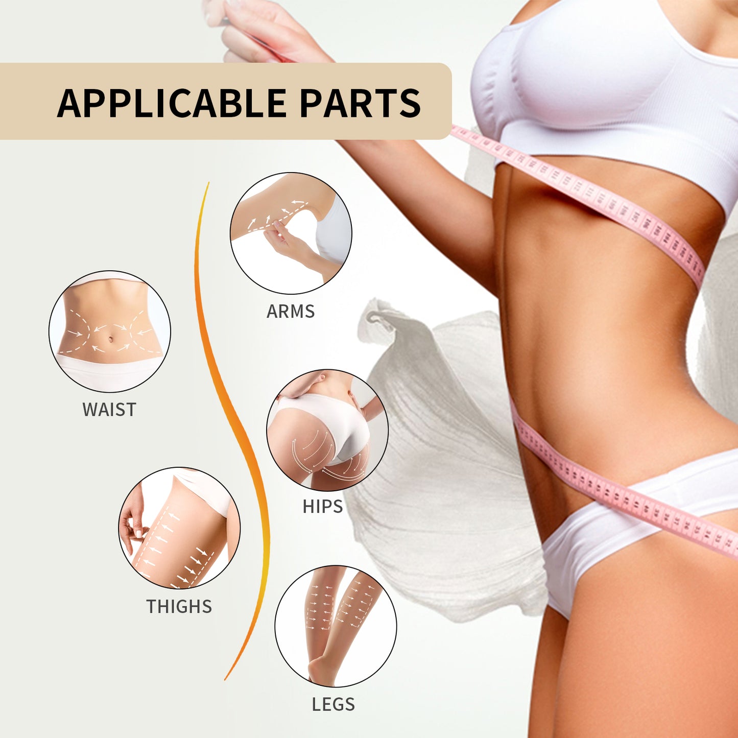 EELHOE Body Care Cream Massage Firming Skin Arms Thighs Body Beauty Beauty Slimming Cream