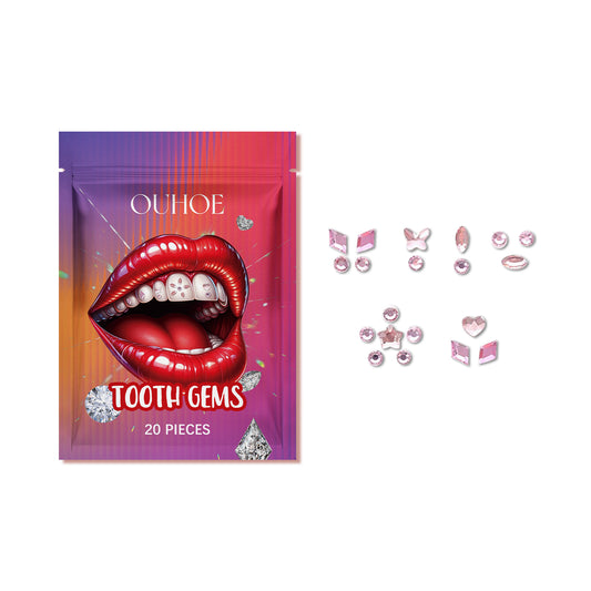 Crystal Dental Diamond Sparkle Dental Diamond Decorative Fashion Beauty Stickers To Enhance Smile Light Portable Crystal Dental Diamond