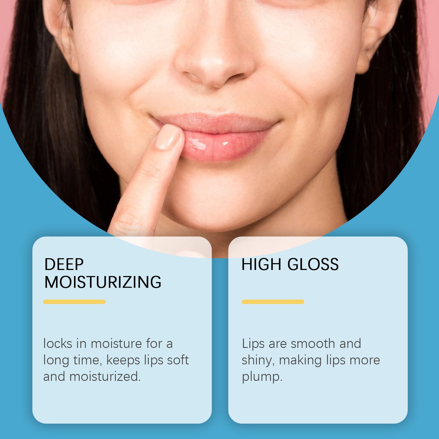 EELHOE Aceite Hidratante para Labios, Hidrata, Humecta, Suaviza, Cuidado Delicado e Hidrata la Piel de los Labios – Aceite Labial Diario (Labios)