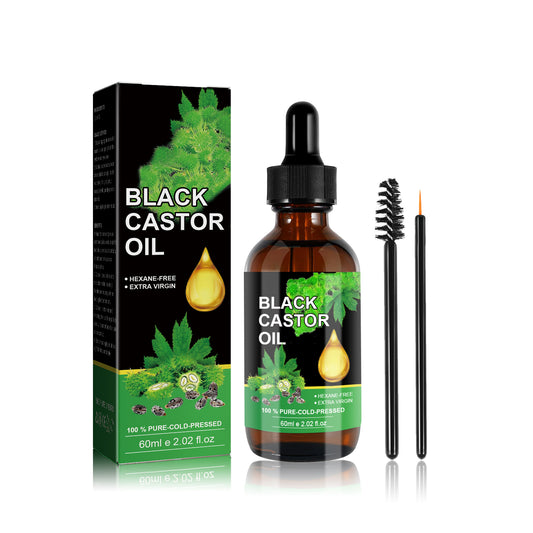 Acondicionador Capilar de Aceite de Ricino OUHOE: Nutre las raíces del cabello, suaviza el cabello y previene la caída.(Brillo Íntimo)