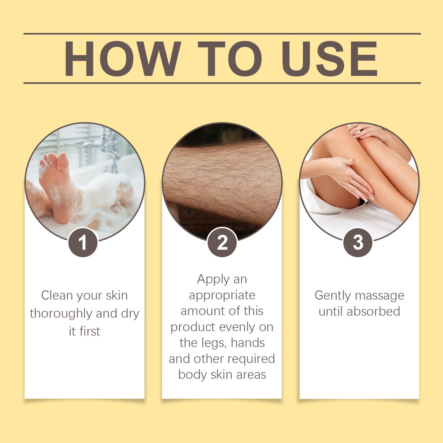 WoodSleep With Hair Removal Treatment Oil Gentle Care Body Hair Removal Smooth Skin Moisturizing Oil