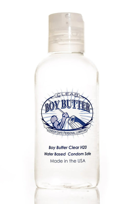 Lubricante Boy Butter Transparente en Botella de 4 onzas (118 ml) (Desliz Total)