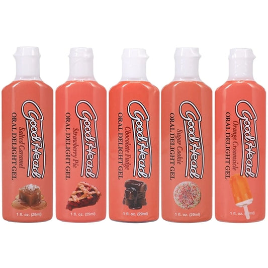 Lengüetazo Pecador (Goodhead Gel de Delicia Oral 5 Paquetes Sabores Postres)