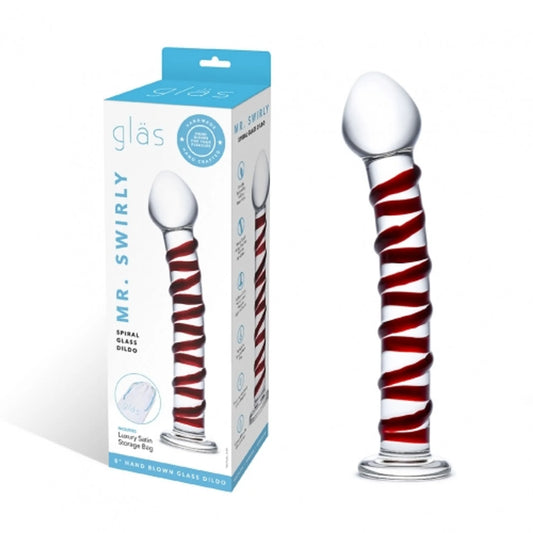 Señora y Señor Swirly (Dildo de Cristal Espiral Mr. Swirly)