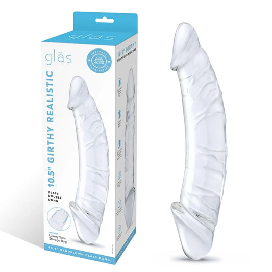 Coge que te doy ( GLAS 10.5 GIRTHY REALISTIC GLASS DOUBLE DONG)
