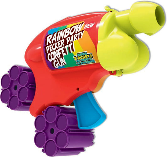 El Confetazo (Pistola de confeti con penes de colores del arcoíris)