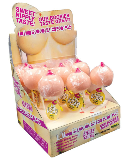 Pechitos Traviesos (Lil Boobie Pops – Exhibidor de 9 Paletas)