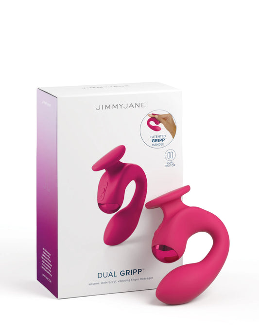 Doble Delicia 😏 (Vibrador recargable de diseño ergonómico para estimulación dual.)