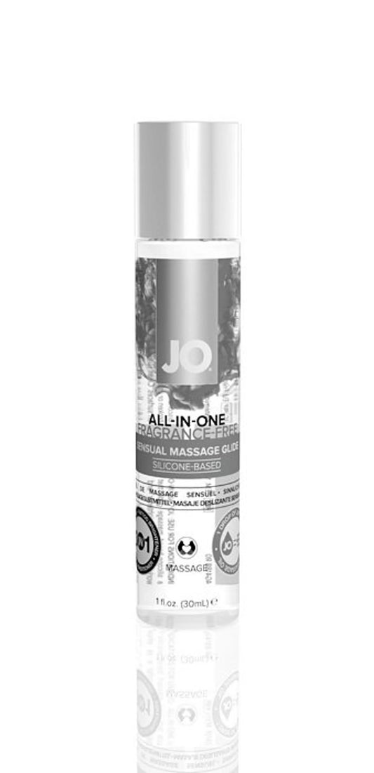 JO Todo en Uno – Aceite de Masaje Sensual 1oz (Toque Ardiente)