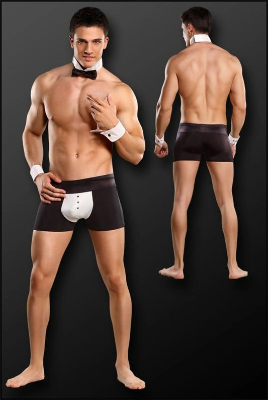 Room Service (Disfraz de Mayordomo Sexy Negro Talla S/M)